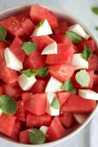 Watermelon Caprese Salad
