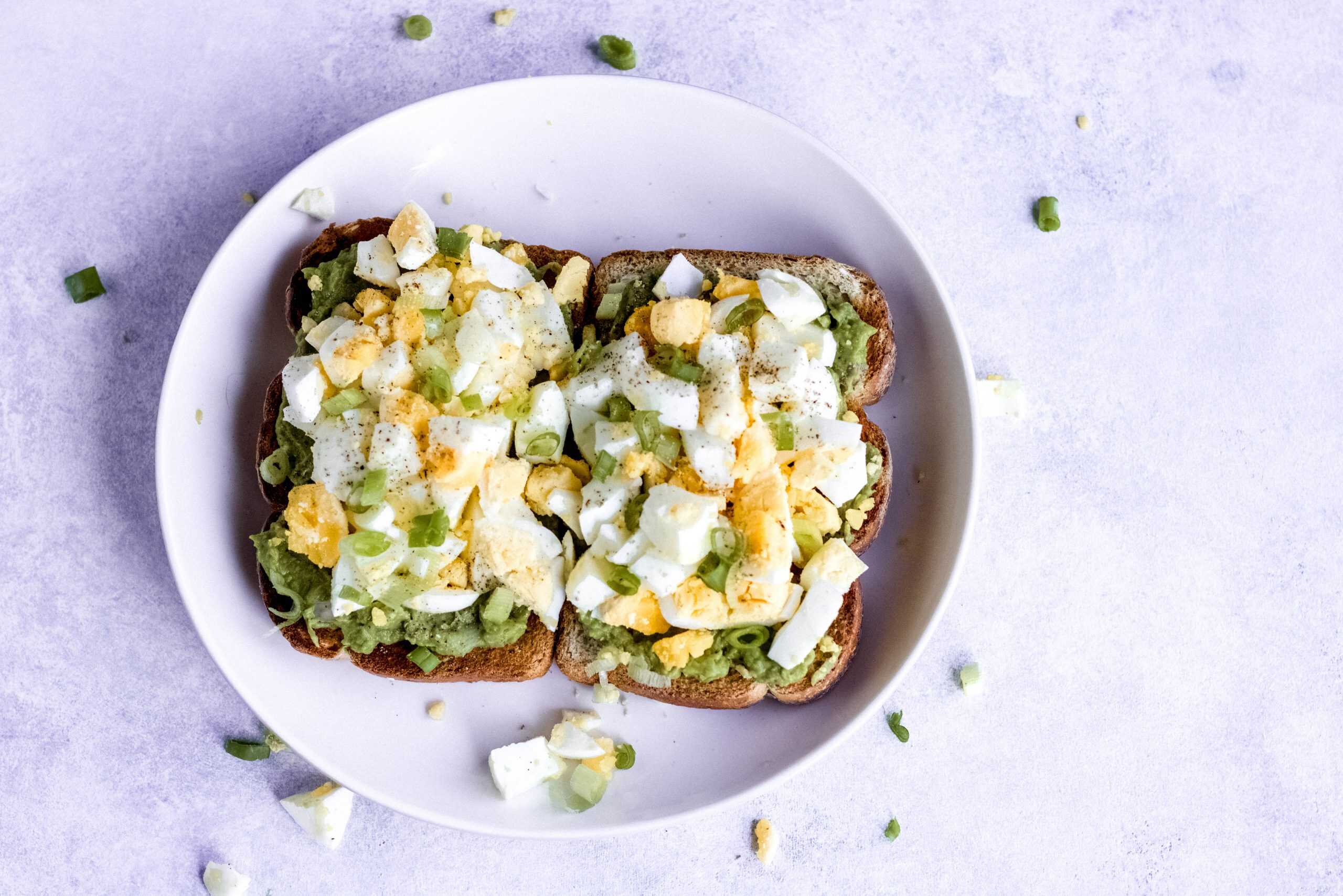 Avocado Toast (with Hard Boiled Eggs) A Life Delicious