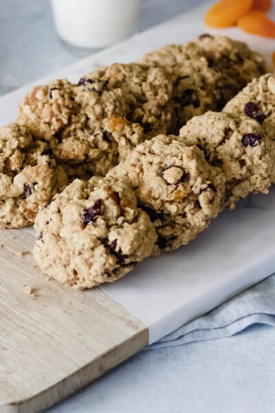 Apricot Cranberry Oatmeal Spiced Cookies-1