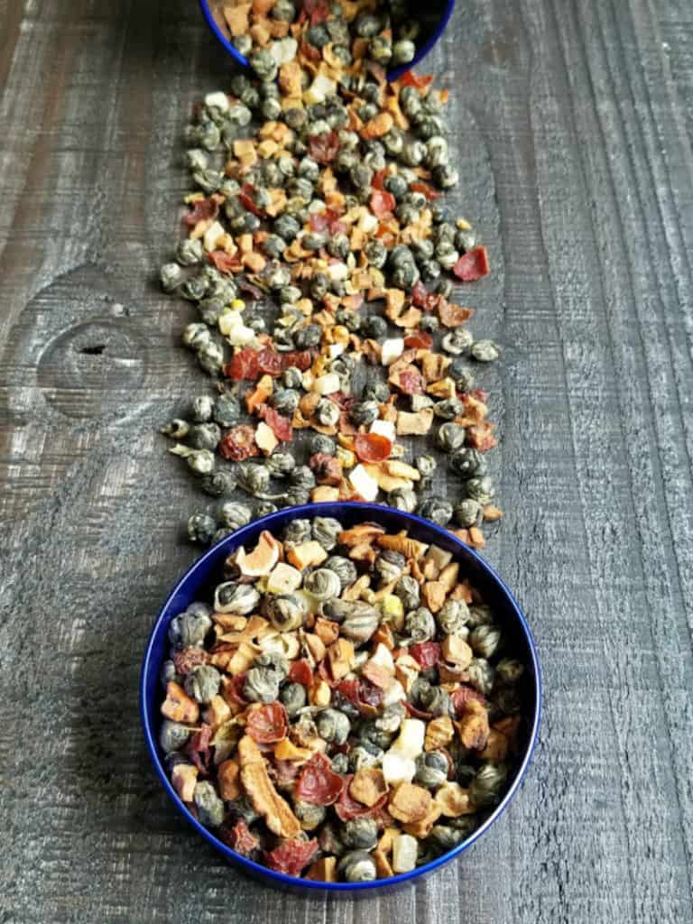 Jasmine Dragon Pearls/Peach Tranquility Tea Blend