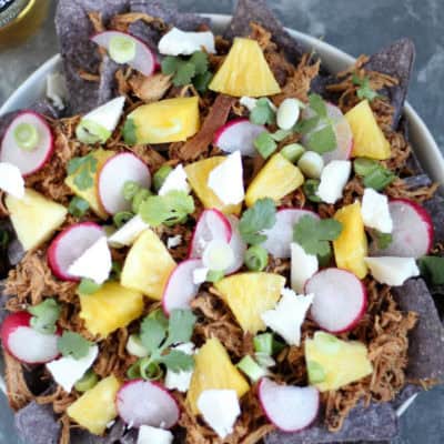 Chipotle Honey Chicken Nachos