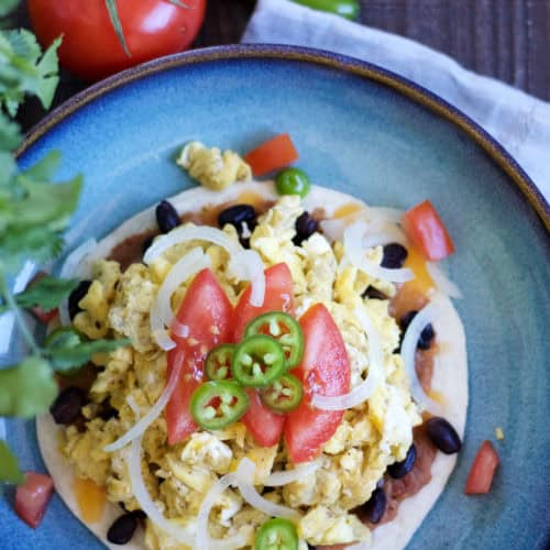 Huevos Rancheros with Green Chile A Life Delicious