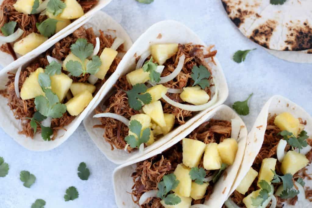 Chipotle Honey Chicken Tacos (Slow Cooker) A Life Delicious