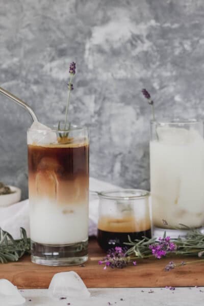 Honey & Lavender Iced Lattes