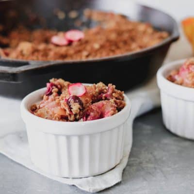Apple Cranberry Orange Crisp