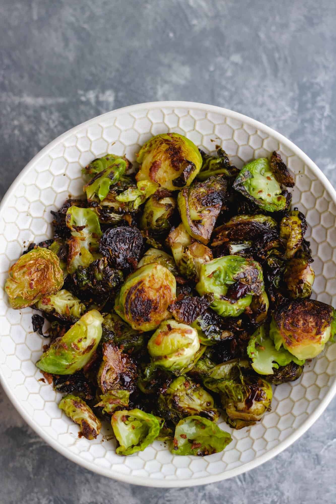 Charred Balsamic Brussels Sprouts A Life Delicious