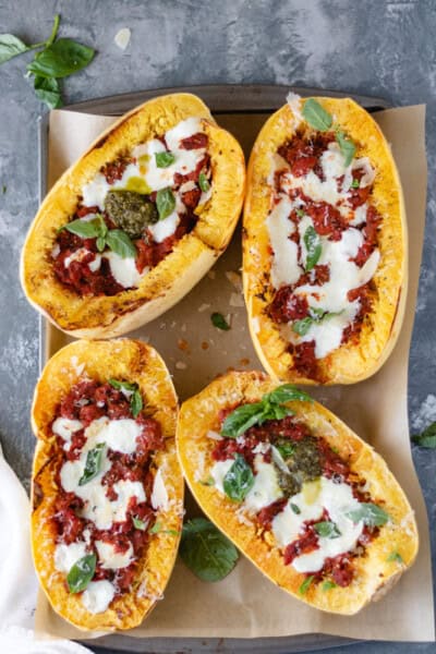 Parmesan Spaghetti Squash with Spicy Sausage - Blog-1