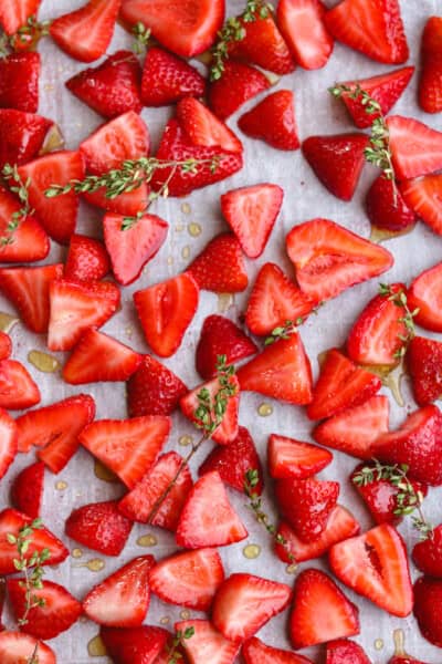 Honey-Thyme Roasted Strawberries - Blog-1