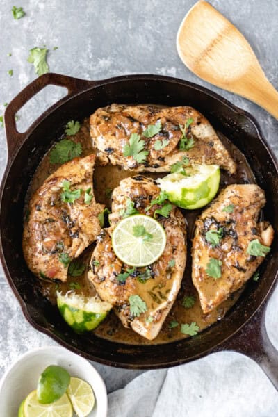 Creamy Coconut Cilantro-Lime Chicken - Blog-1