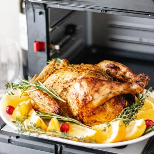 Fresh Herb-Garlic Roasted Chicken - A Life Delicious