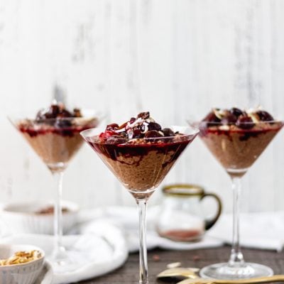 Decadent Chocolate-Cherry Chia Pudding - Blog-1