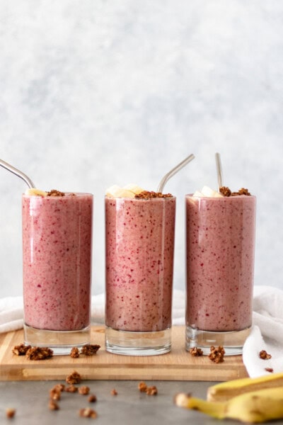 Dark Cherry Breakfast Smoothie - Blog-1