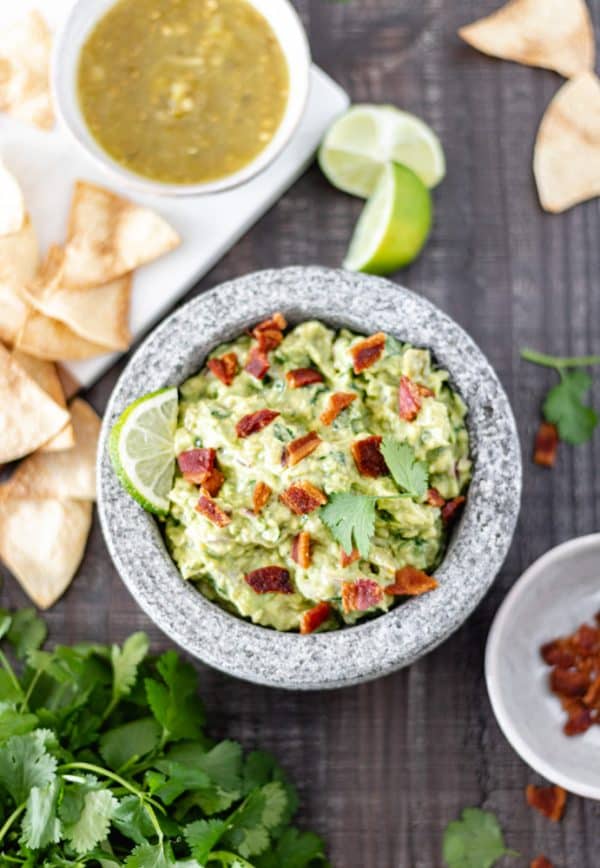 Loaded Tomatillo Salsa Guacamole A Life Delicious