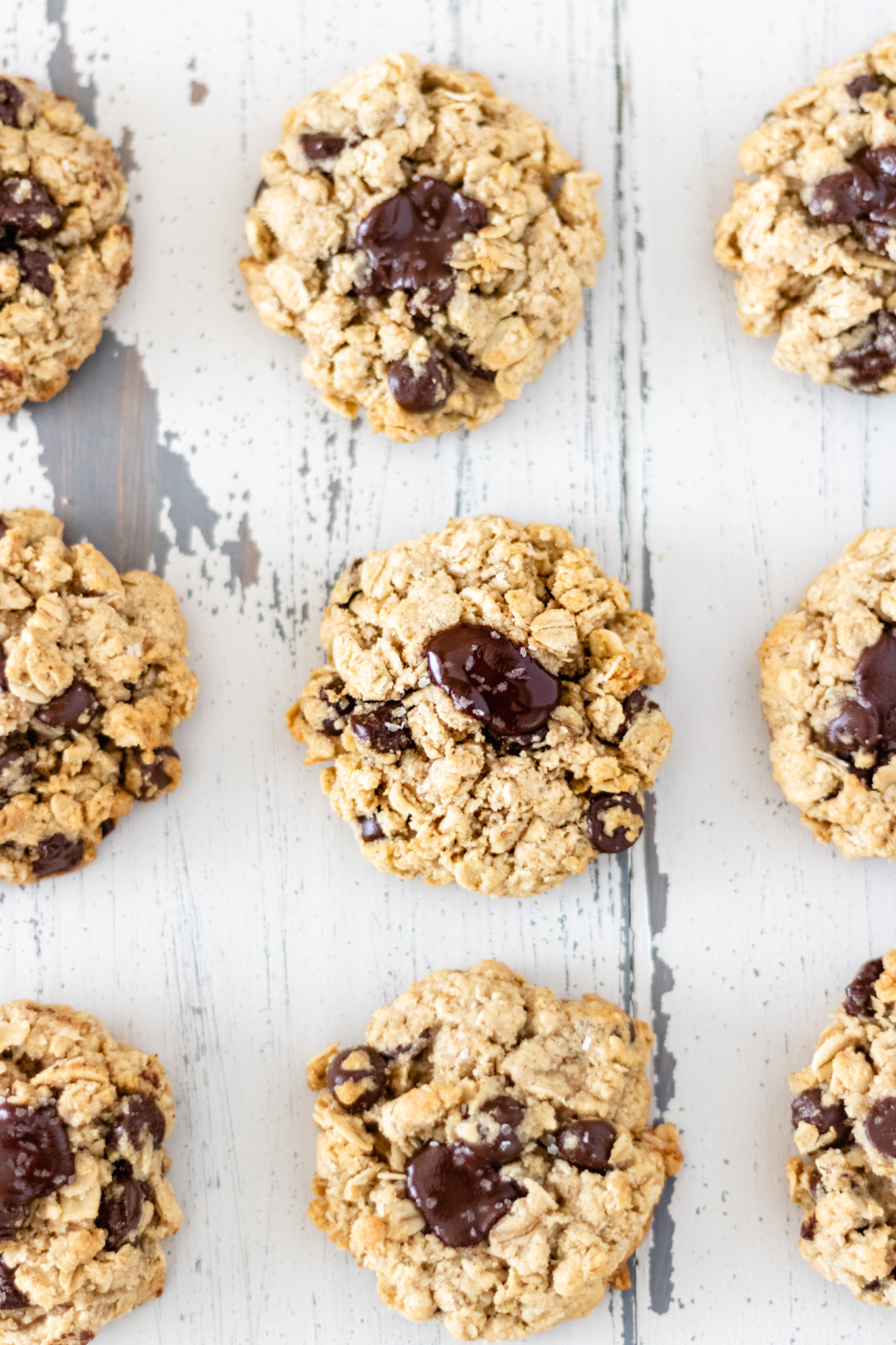 DarkChocolate Chip Oatmeal Cookies A Life Delicious