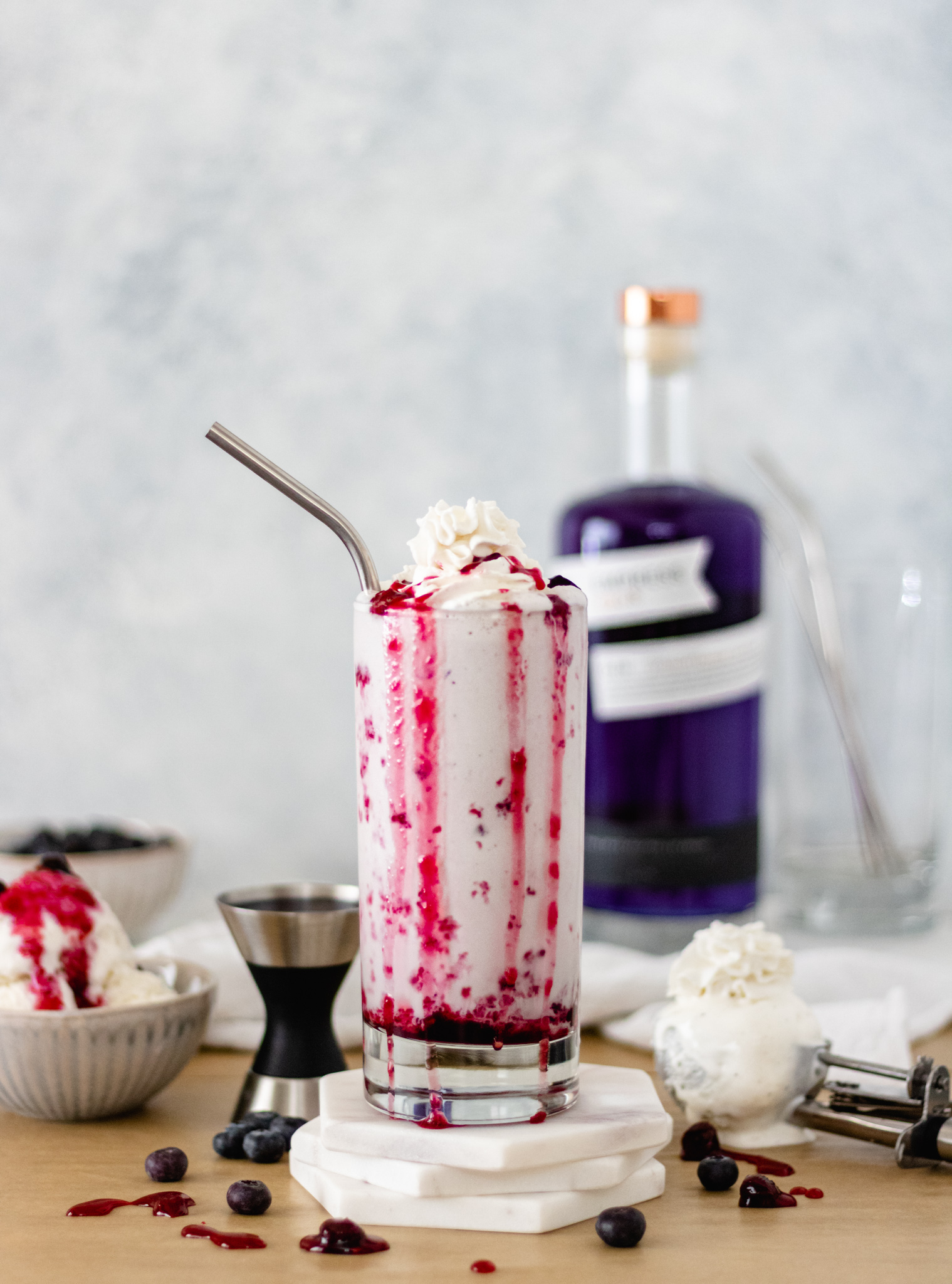 MixedBerry Ice Cream Shake A Life Delicious