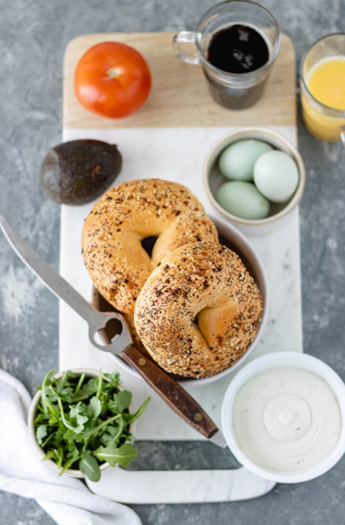 BLT Fried Egg Bagelwich A Life Delicious