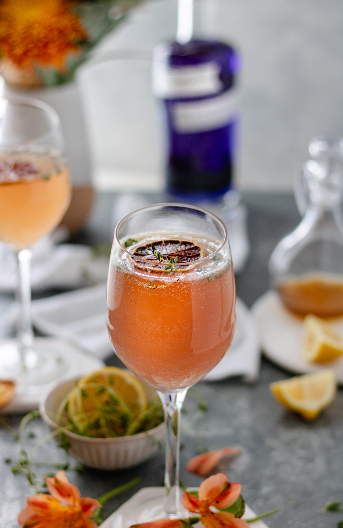 Ginger Thyme Italian 75 A Life Delicious