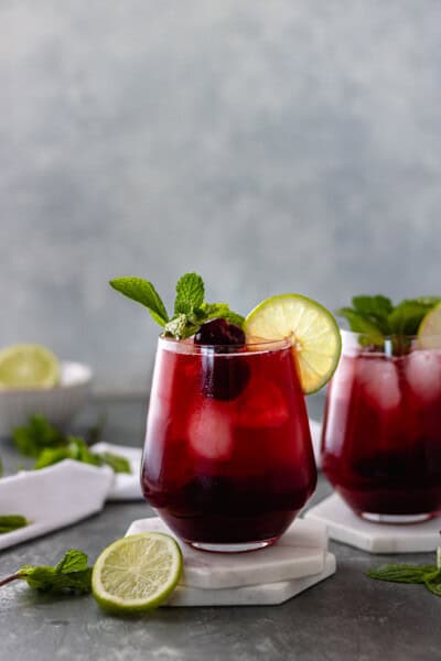 Sparkling Cherry Lime Mocktail (Crisp & Refreshing)